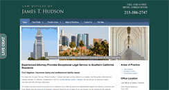 Desktop Screenshot of jameshudsonlaw.com